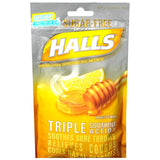 Cold and Cough Relief Halls® Sugar-Free 7.6 mg Strength Lozenge 25 per Bag - BeHope