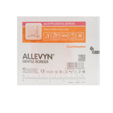 Foam Dressing Allevyn Gentle Border 3 X 3 Inch With Border Film Backing Silicone Gel Adhesive Square Sterile - BeHope
