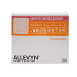 Hydrocellular Foam Dressing Allevyn Gentle Border Silicone Gel Adhesive Sterile - BeHope