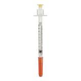 Safety Insulin Syringe with Needle VanishPoint® 0.5 mL 1/2 Inch 30 Gauge Retractable Safety Needle Regular Wall - BeHope