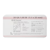 Closed IV Catheter Nexiva™ 20 Gauge 1 Inch Vialon Biomaterial Winged Hub Blood Control - BeHope