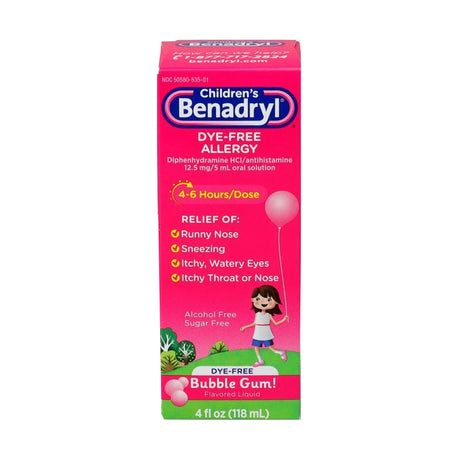 Children's Benadryl® Liquid Allergy Relief Multi-Symptom Formula - BeHope