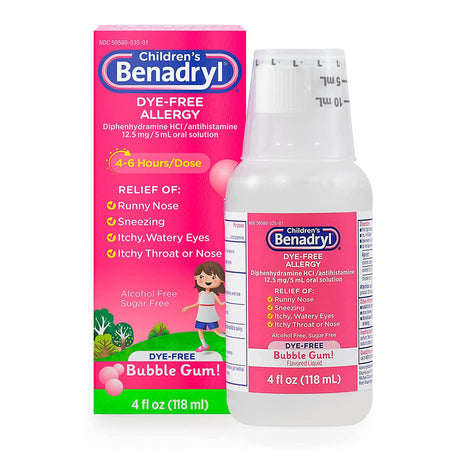 Children's Benadryl® Liquid Allergy Relief Multi-Symptom Formula - BeHope