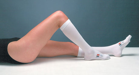 Anti-embolism Stocking T.E.D.™ Knee High 3X-Large / Regular White Open Toe - BeHope