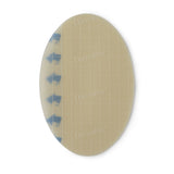 Thin Hydrocolloid Dressing DermaFilm Film Backing 4 X 6 Inch Oval Hydrocolloid / Film