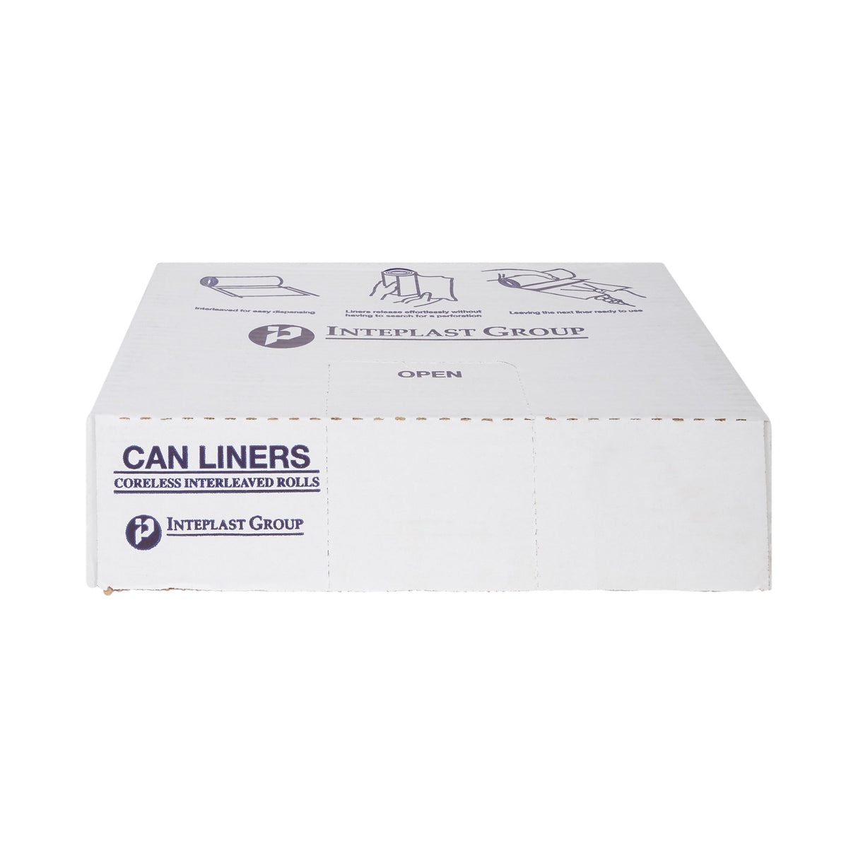 Trash Bag McKesson 45 gal. Gray LLDPE 1.1 mil 38 X 58 Inch Star Seal Bottom Coreless Roll