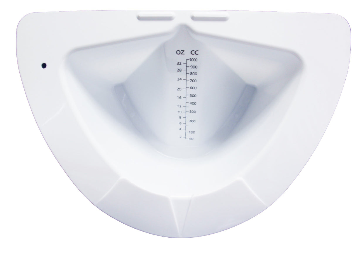 Commode Specimen Collector 1,000 mL (32 oz.) Without Closure Unprinted NonSterile - BeHope