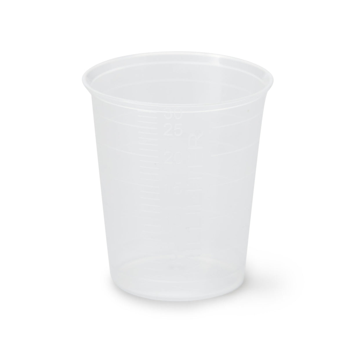 Medicine Cup Narrow 1 oz. Clear Plastic Disposable NonSterile - BeHope