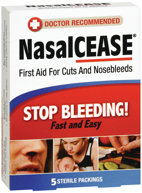 Nosebleed Treatment Nasalcease® Fast Acting Easy Insertion - BeHope