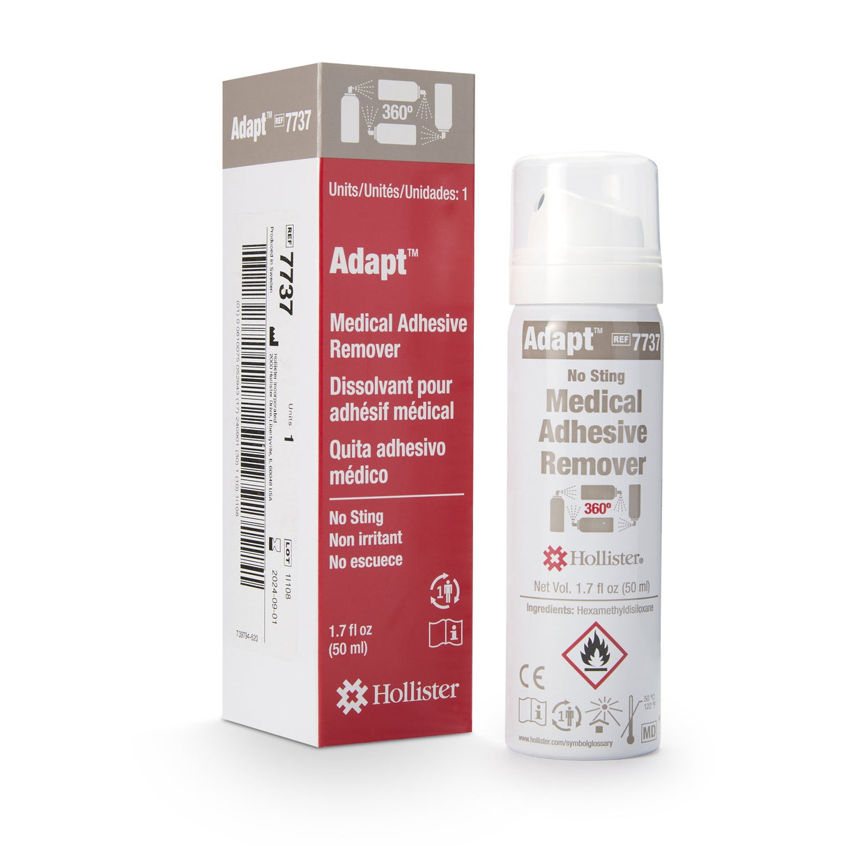 Adhesive Remover Adapt Spray 50 mL - BeHope