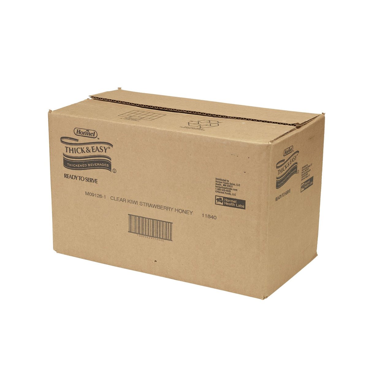 Thickened Beverage Thick & Easy® 46 oz. Bottle Kiwi Strawberry Flavor Liquid IDDSI Level 3 Moderately Thick/Liquidized - BeHope