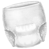 Unisex Adult Absorbent Underwear Sure Care Super Pull On with Tear Away Seams Large Disposable Heavy Absorbency