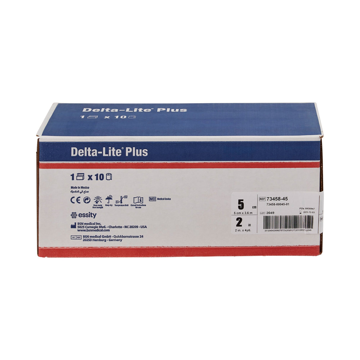 Cast Tape Delta-Lite® Plus 2 Inch X 12 Foot Fiberglass / Resin Black - BeHope