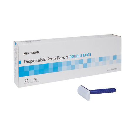 Surgical Prep Razor McKesson Double Edge Single Blade NonSterile Disposable - BeHope