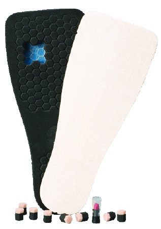 Insole Peg Assist™ Removable Peg EVA / Foam / Poron Cover Male 6 to 8 Blue - BeHope