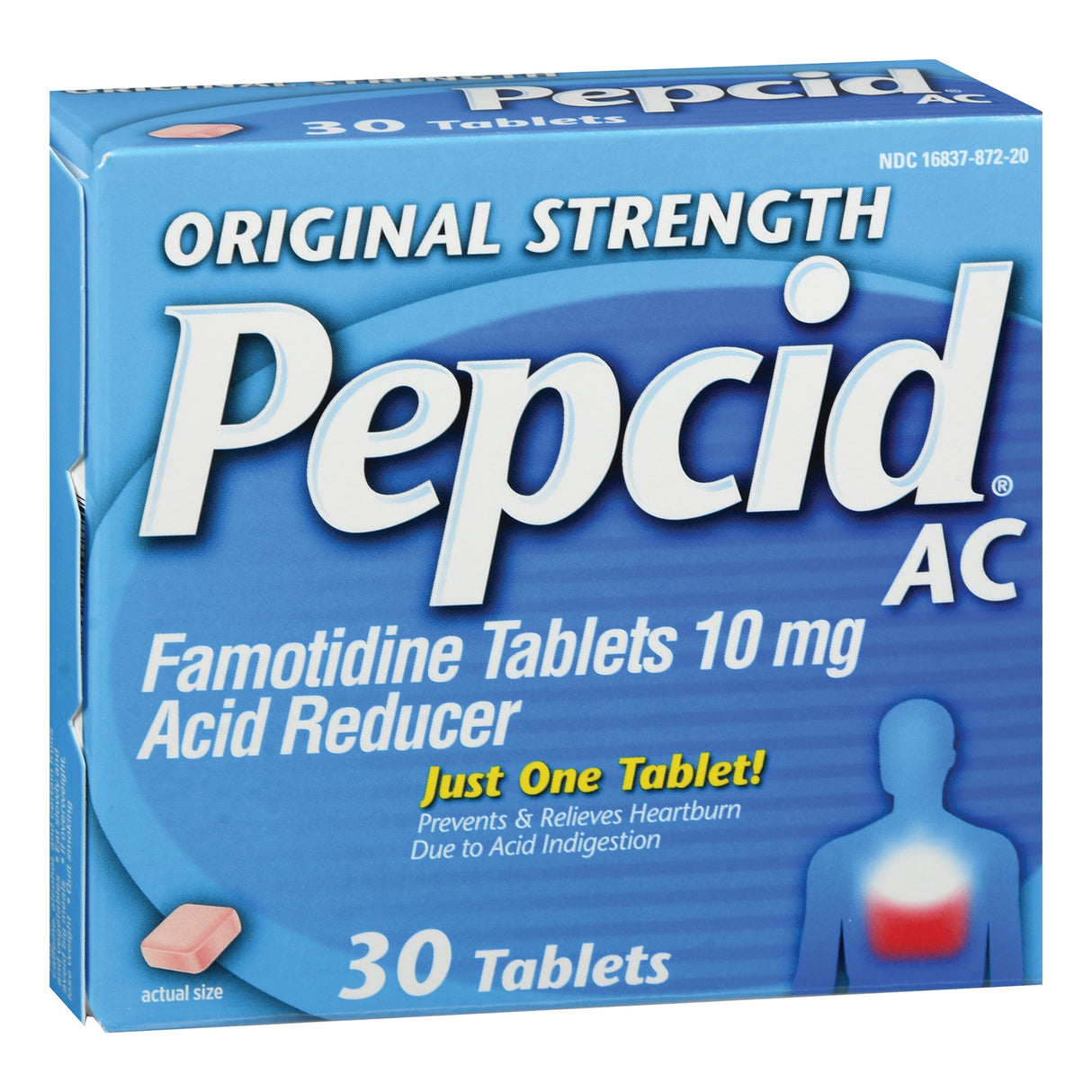 Antacid Pepcid® Ac 10 Mg Strength Tablet 30 Per Box - Behope