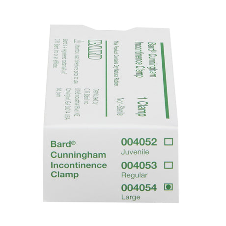 Cunningham Clamp Bard® Nonsterile, Large, 3 Inch, Rubber, Adjustable, Reusable - BeHope