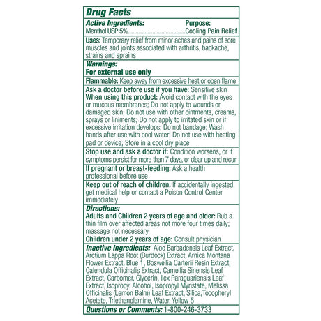 Topical Pain Relief Biofreeze® Professional 5% Strength Menthol Topical Gel 16 oz. - BeHope