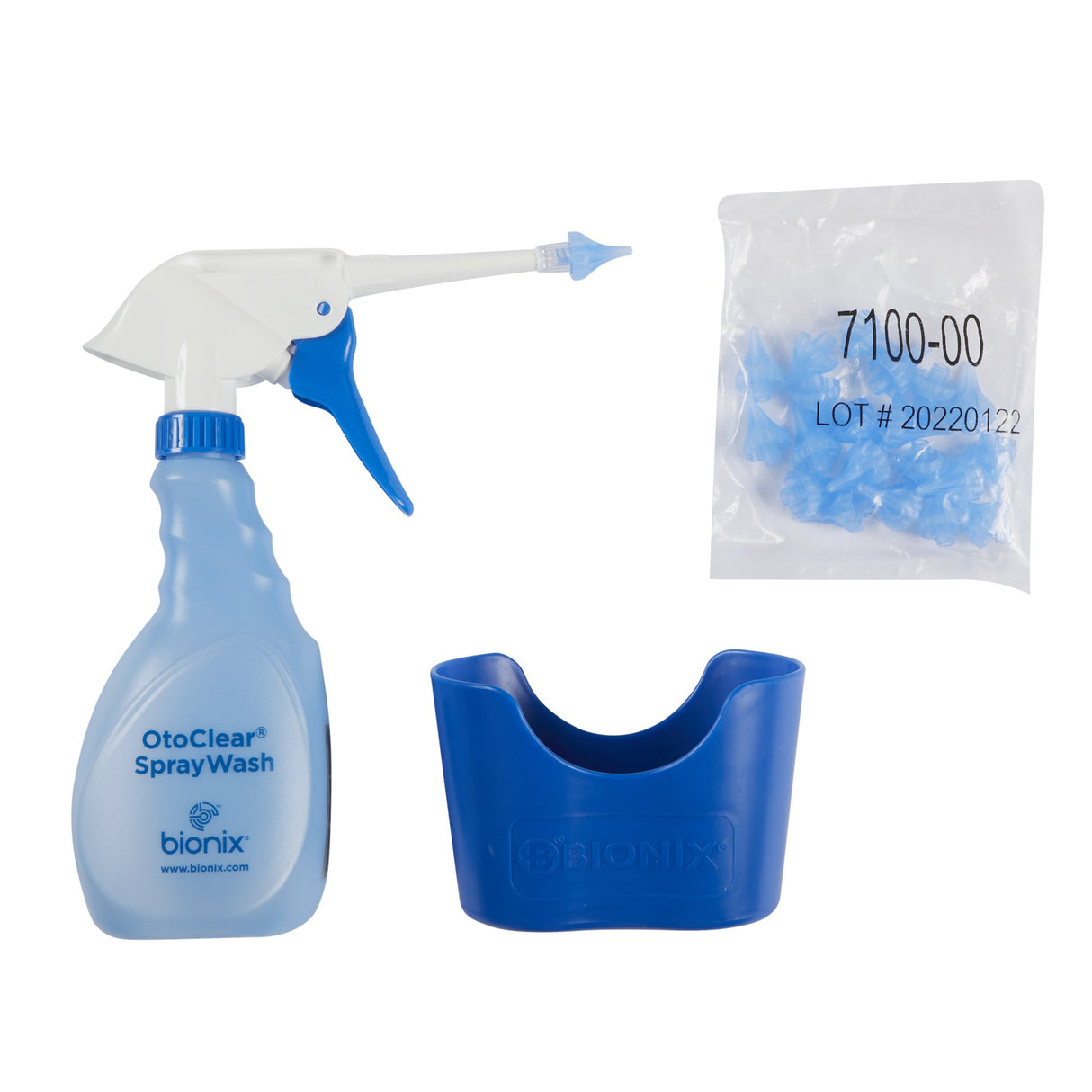 Ear Wash System OtoClear® Disposable Tip Blue / White - BeHope