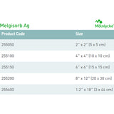 Silver Alginate Dressing MelgisorbÂ® Ag 1-1/5 X 18 Inch Rope Sterile - BeHope