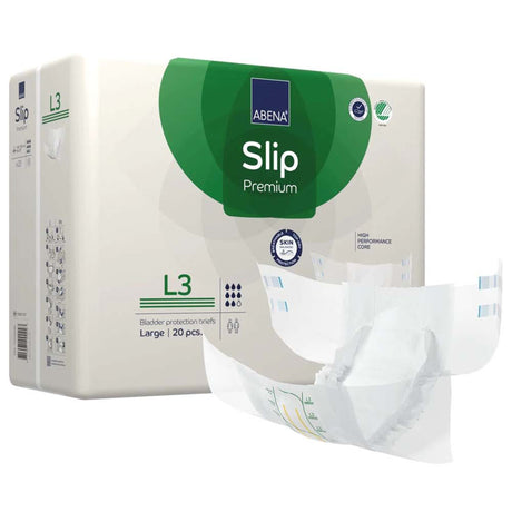 Unisex Adult Incontinence Brief Abena® Slip Premium L3 Large Disposable Heavy Absorbency - BeHope