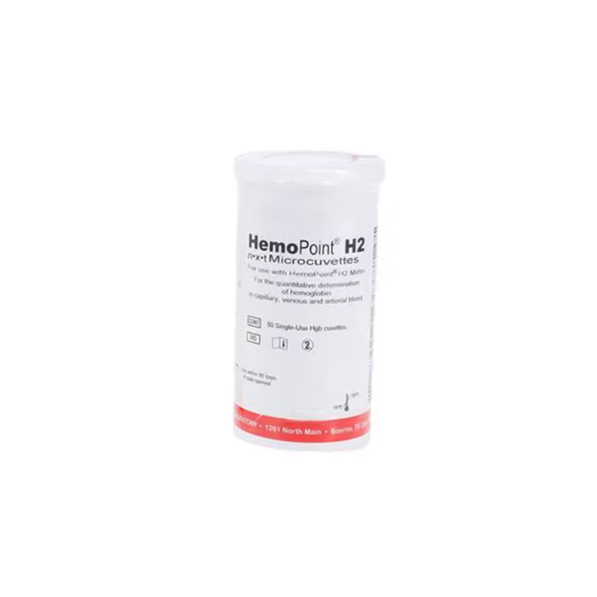 Hematology Reagent Microcuvette HemoPoint® H2 n•x•t Hemoglobin (Hb) / Hematocrit CLIA Waived For HemoPoint H2 Hemoglobin Photometer 200 Tests - BeHope