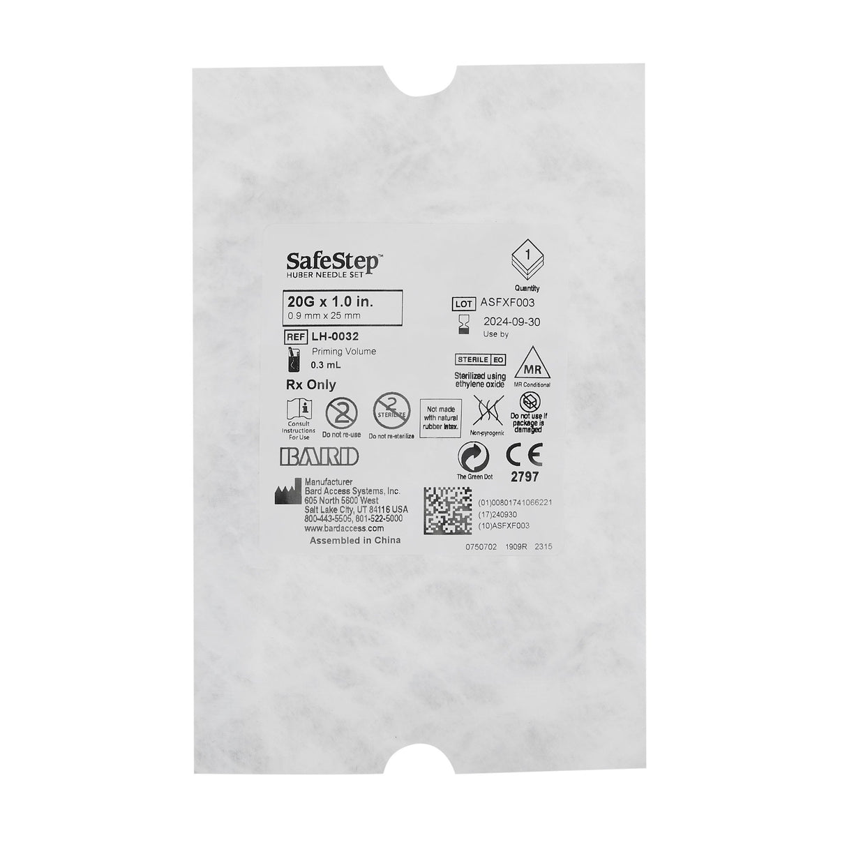 Huber Safestep Infusion Set for IV Therapy Without Port - BeHope