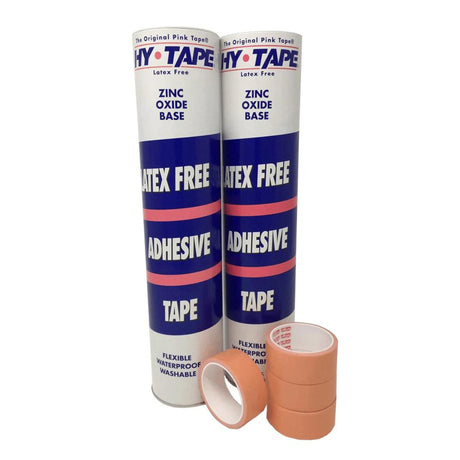 Waterproof Medical Tape Hy-Tape® Pink 1-1/2 Inch X 5 Yard Zinc Oxide Adhesive Zinc Oxide NonSterile - BeHope