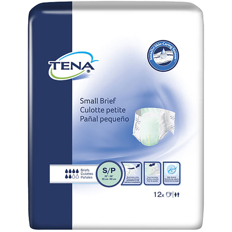 Incontinence Brief TENA® Small Brief Adult Small Unisex Disposable Moderate Absorbency - BeHope