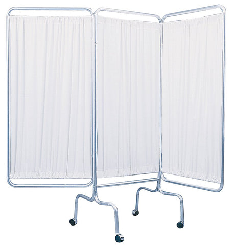 Privacy Screen Folding 3-Panel Aluminum / Vinyl - BeHope