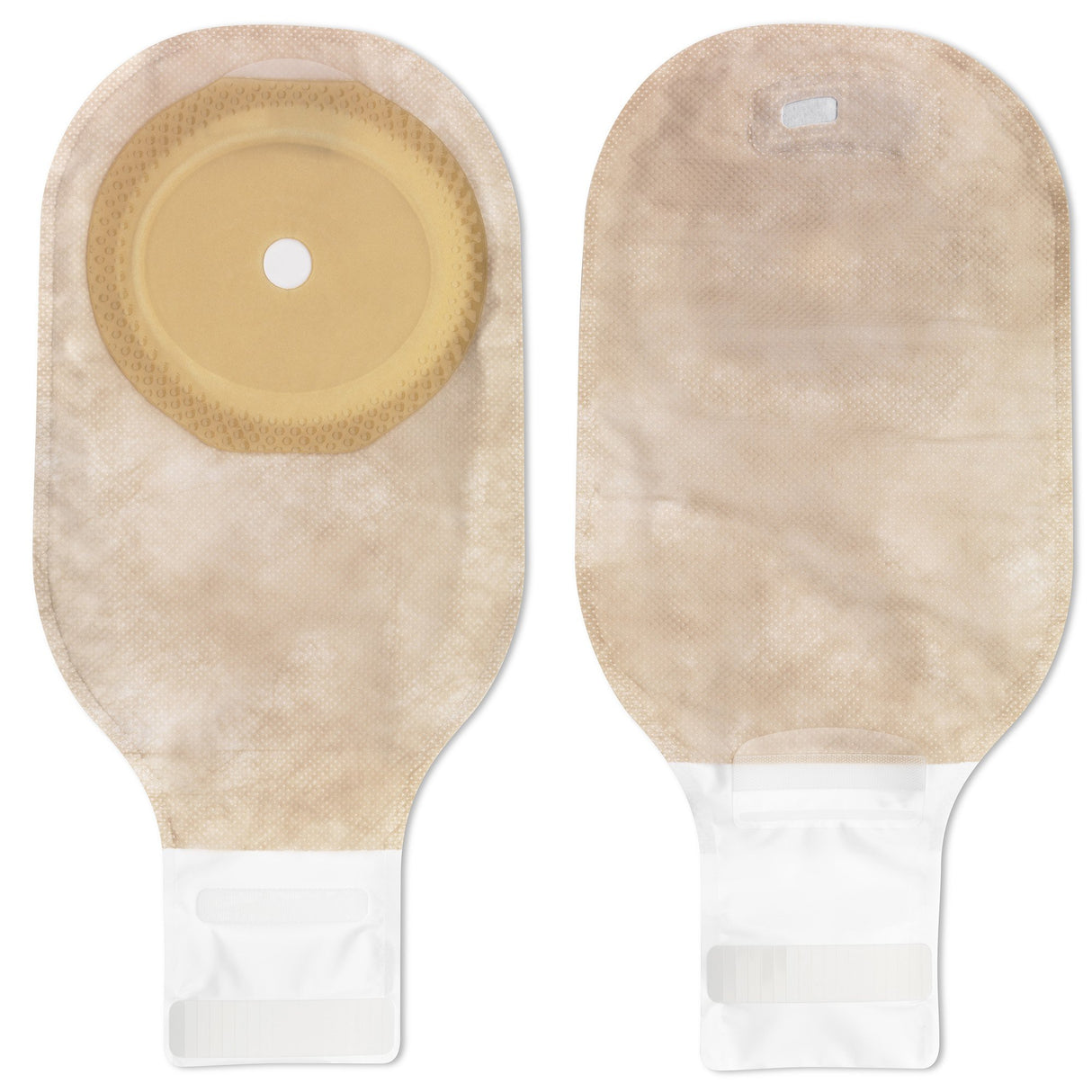 Ostomy Pouch Premier™ One-Piece System 12 Inch Length Oval, Flat, Trim to Fit 2-1/2 to 3 Inch Stoma Drainable - BeHope