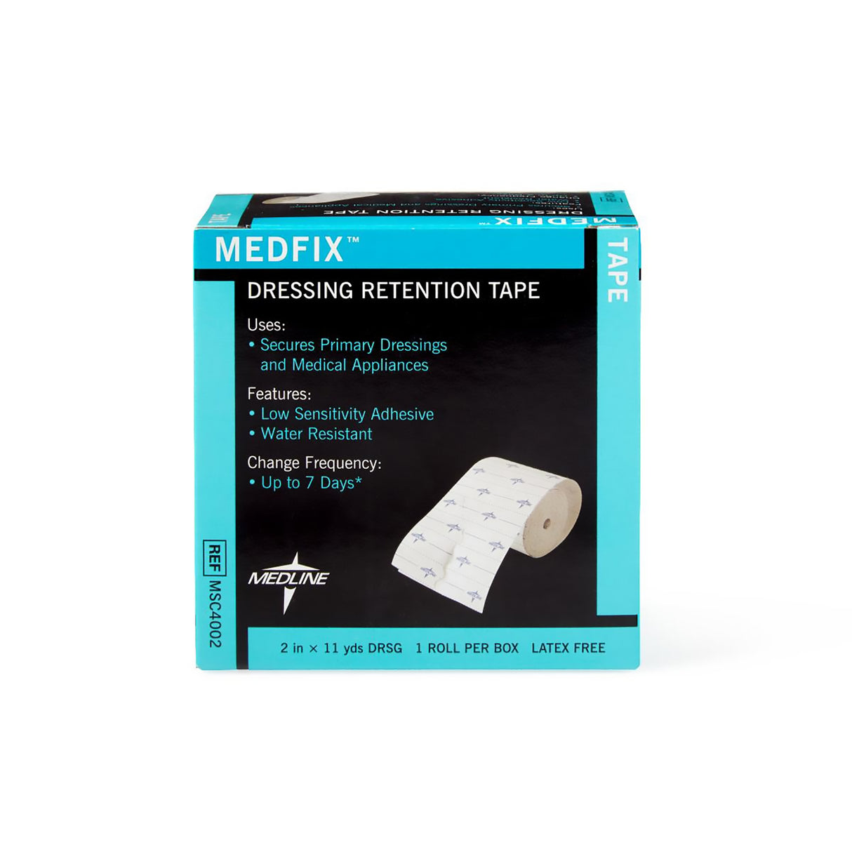 Water Resistant Dressing Retention Tape with Liner MedFix™ White 2 Inch X 11 Yard Nonwoven NonSterile - BeHope