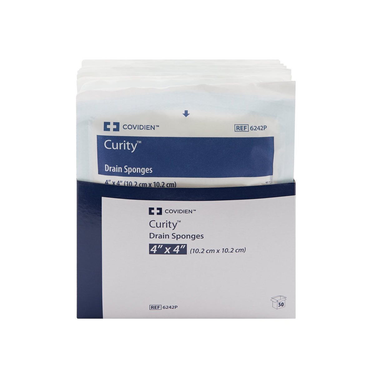 Drain Sponge Curity™ Sterile Absorbent for Medical Drainage Management - BeHope