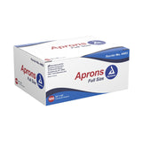 General Purpose Apron Dynarex White Disposable - BeHope