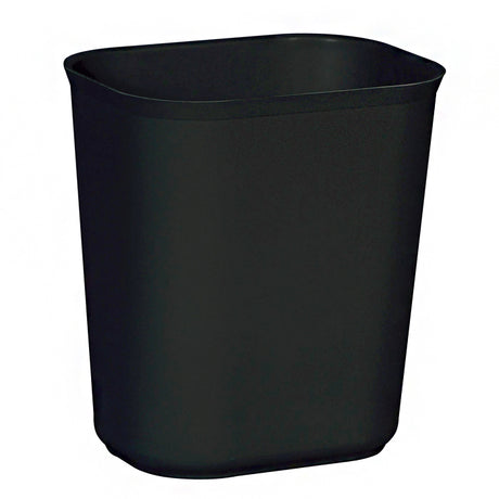 Fire-Resistant Trash Can 56 Quart / 14 gal. Black Thermoset Polyester Rectangular - BeHope