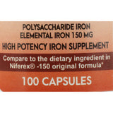 Mineral Supplement Geri-Care® Iron 150 mg Strength Capsule 100 per Bottle - BeHope