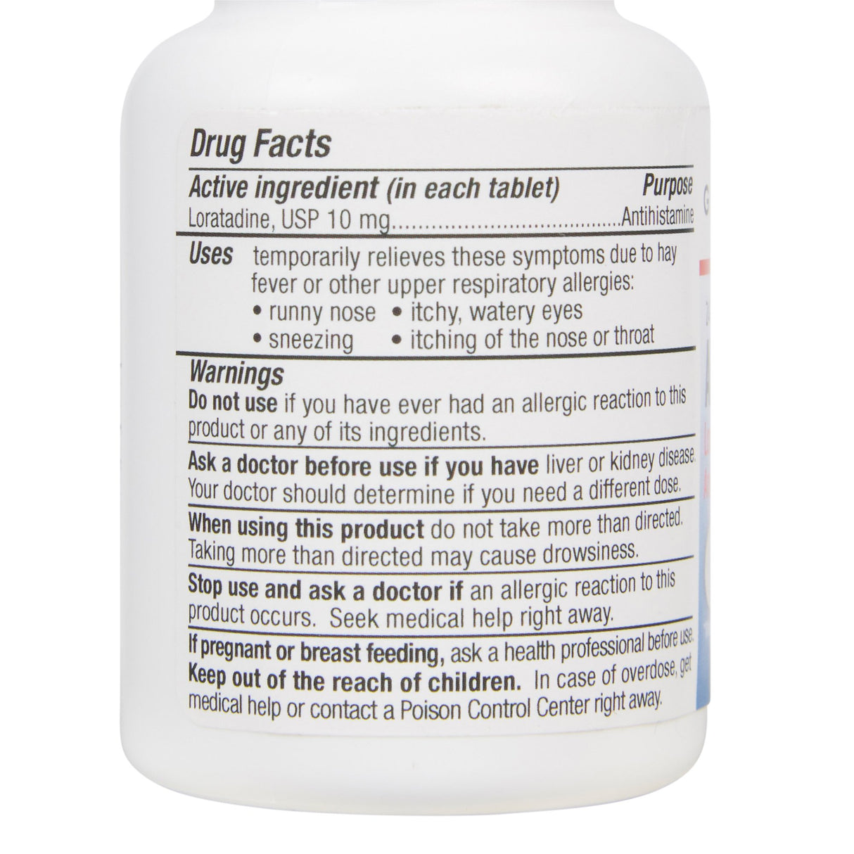 Allergy Relief Geri-Care® 10 mg Strength Tablet 90 per Bottle - BeHope