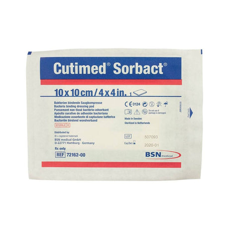 Antimicrobial Mesh Dressing CutimedÂ® SorbactÂ® 4 X 4 Inch Square Sterile - BeHope