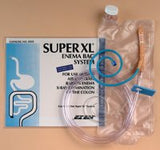 Single Use Enema Bag Set with Silicone Retention Cuff - BeHope