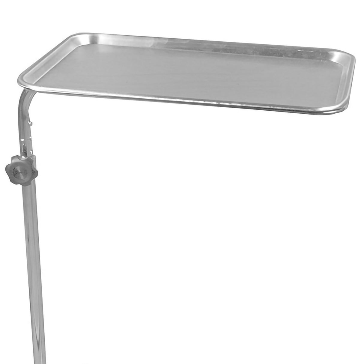 Mayo Instrument Stand McKesson Hand Operated Single Post U-Shaped Base Small Tray - BeHope