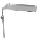 Mayo Instrument Stand McKesson Hand Operated Single Post U-Shaped Base Small Tray - BeHope