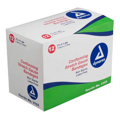 Conforming Bandage Dynarex® High-Quality Absorbent for Wound Care - BeHope