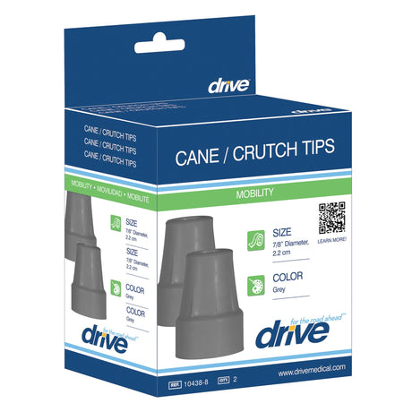 drive™ Cane / Crutch Tip For use with Drive cane model #'s: 10315, 10318, 10400, 10401, 10402, 10406, 10408, 10430, 10431, 10432, 10433 series - BeHope