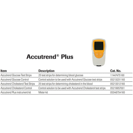 Accutrend® Plus Cholesterol CLIA Waived Test Strips for Meter - BeHope