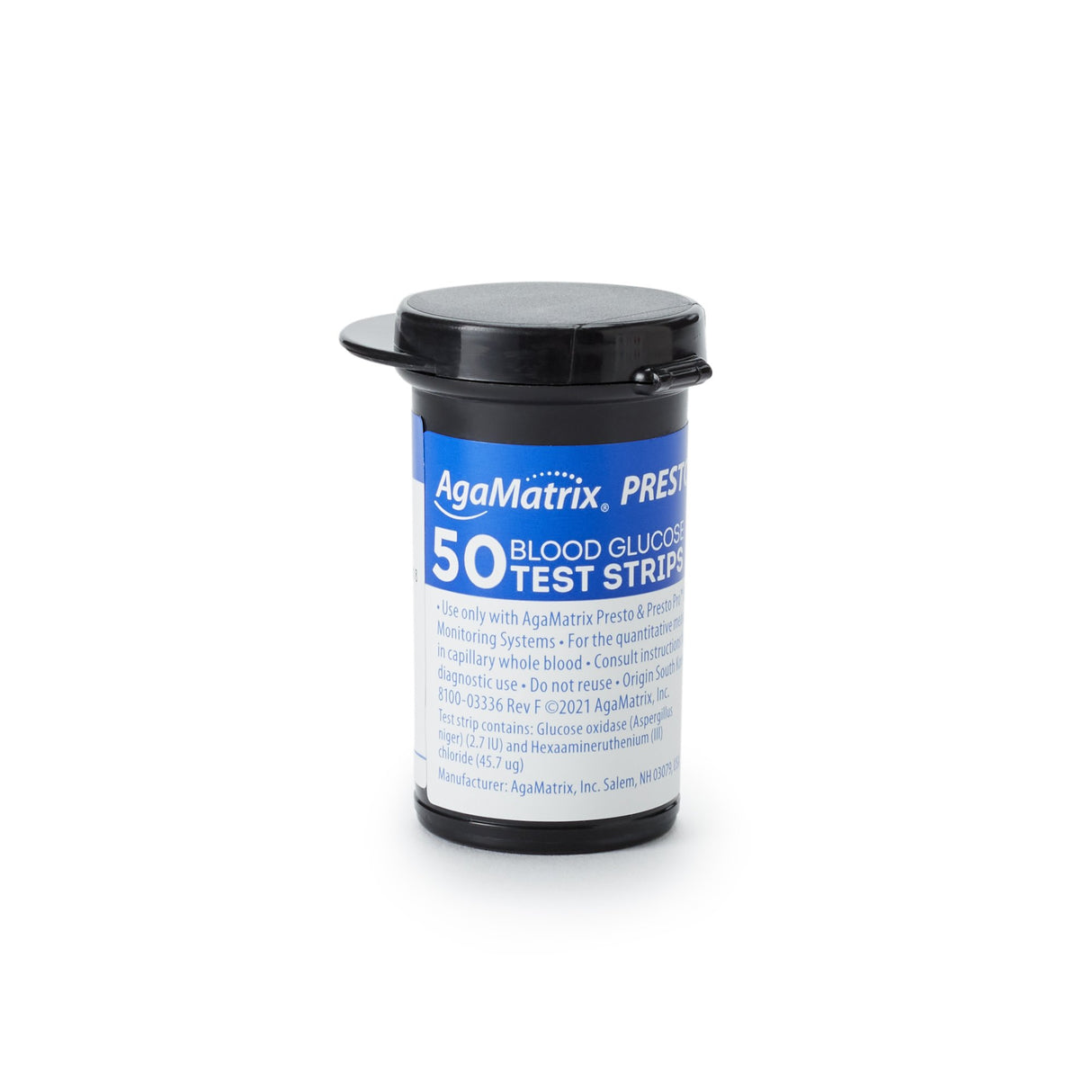 Blood Glucose Test Strips Wavesense® Presto® 100 Strips per Pack - BeHope