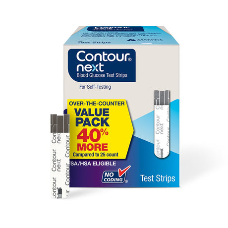 Blood Glucose Test Strips Ascensia® Contour® 50 Strips per Pack - BeHope