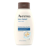 Body Wash Aveeno® Skin Relief Liquid 12 oz. Bottle Unscented - BeHope