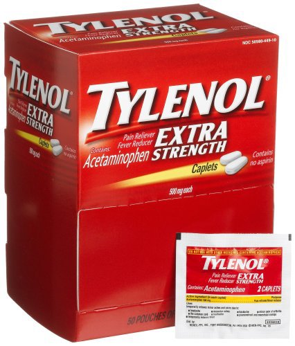 Tylenol® Pain Relief Acetaminophen Caplets for Aches and Pains - BeHope