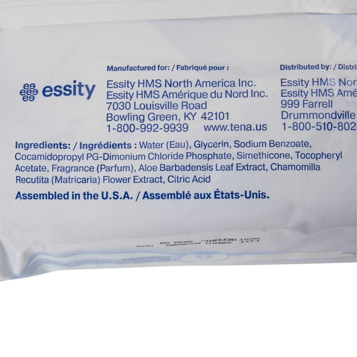 Personal Cleansing Wipe TENA ProSkin™ Classic Soft Pack Scented 96 Count - BeHope