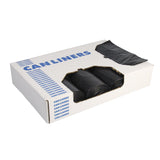 Trash Bag Heritage™ 60 gal. 1.5 mil 38 X 58 Inch Black Heavy Duty Star Seal Bottom Flat Pack - BeHope